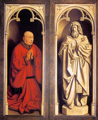 Donor and St John the Baptist Jan van Eyck